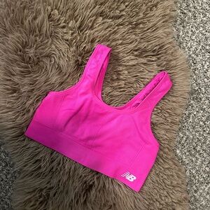 New Balance Fuchsia Sports Bra Top Size L